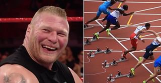 Top WWE Superstar wants to face Brock Lesnar in 100-meter race