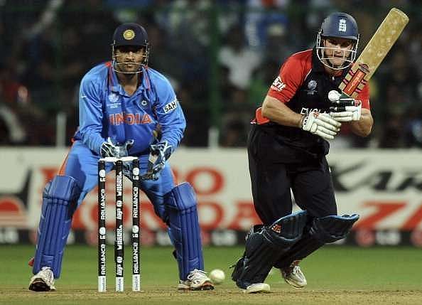 Andrew Strauss played a captain&#039;s knock in the India-England 2011 World Cup &#039;tie&#039;.