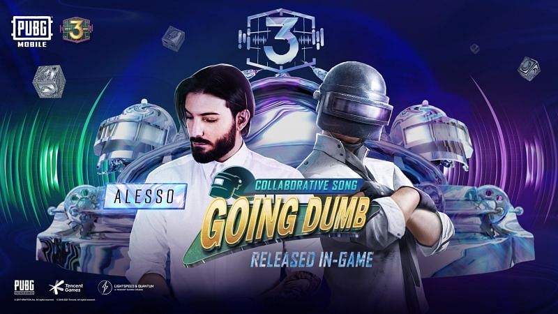 A new code for Alesso&#039;s in-game single has also been released (Image Via PUBG Mobile / Facebook)