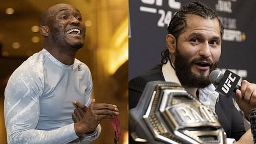 Kamaru Usman (left); Jorge Masvidal (right)