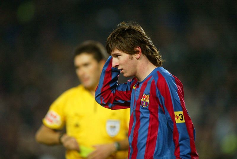 Lionel Messi made his Barcelona debut in 2004.
