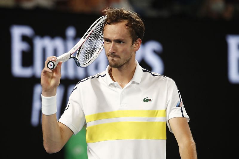 Daniil Medvedev at the 2021 Australian Open