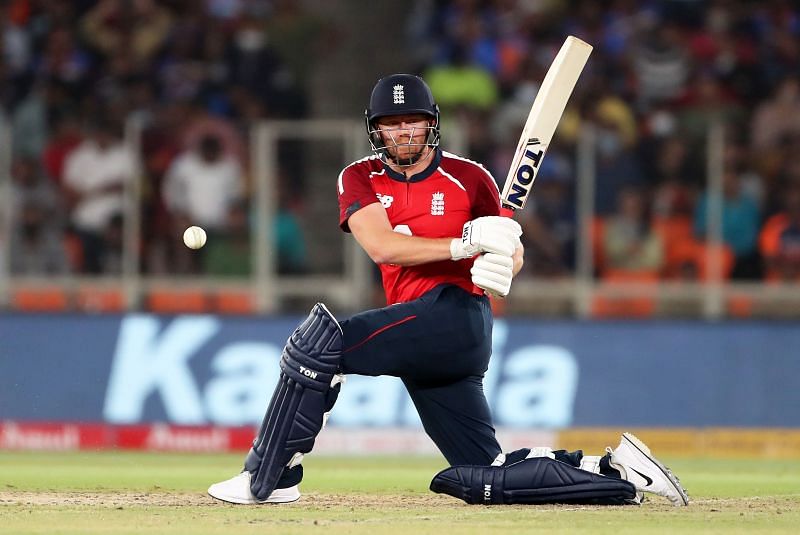 Jonny Bairstow in action for England