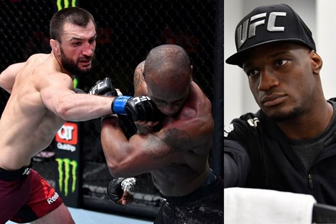 Watch: Jared Gooden insults the Nurmagomedovs' wrestling-heavy approach; gets dominated by Abubakar on the feet at UFC 260