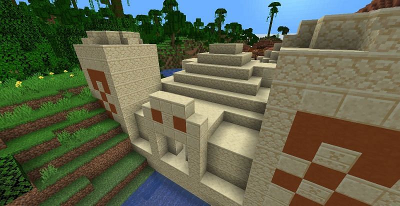 Desert temple (Image via Minecraft)