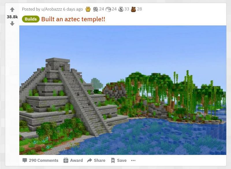 5 Best Builds From The Minecraft Subreddit Community This Week