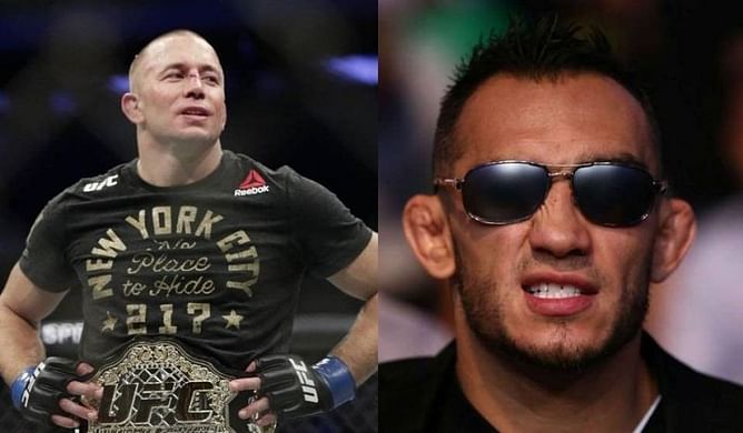 Tony Ferguson training with Georges St-Pierre ahead of UFC 262 fight against Beneil Dariush