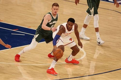 The Knicks and Bucks have faced each other twice this season so far