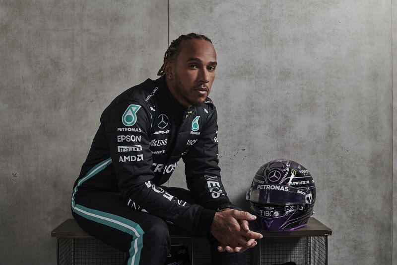 Lewis Hamilton at the launch of the W12 talked about tires playing a crucial in the 2021 season. Photo: Mercedes/Twitter