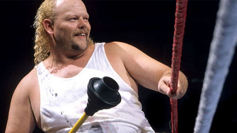 T.L. Hopper was infamous for having a plumber gimmick in the 1990s