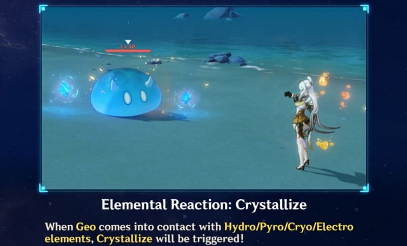 Crystallized Reaction in Genshin Impact