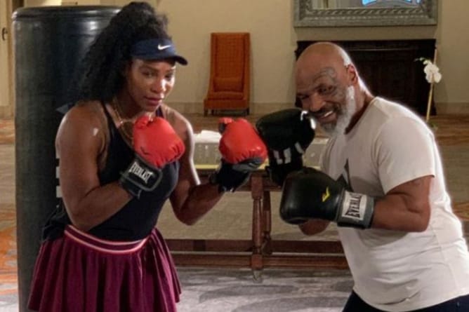 Watch: When Mike Tyson taught Serena Williams how to box