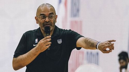 Roy Rana during his visit to India in 2019 [Image: NBA India]