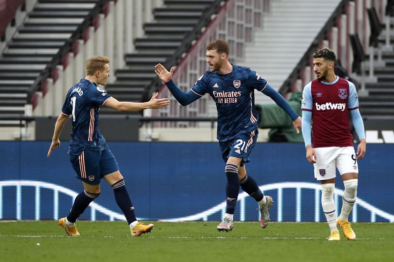 Arsenal played out a thrilling 3-3 draw with West Ham United
