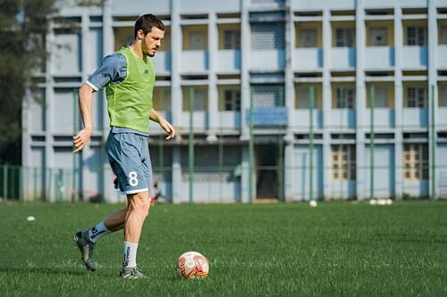 James Donachie during a training session (Image courtesy: ISL Media)