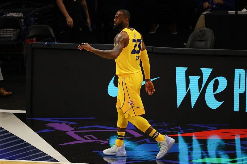 LeBron James in the 2021 NBA All-Star Game