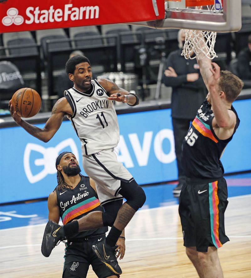 Kyrie Irving put on a show against San Antonio on Monday