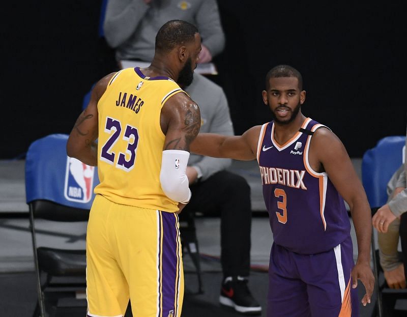 LeBron James couldn&#039;t get the better of his close friend Chris Paul on the night