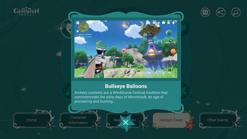 Bullseye Balloon, Image via miHoYo