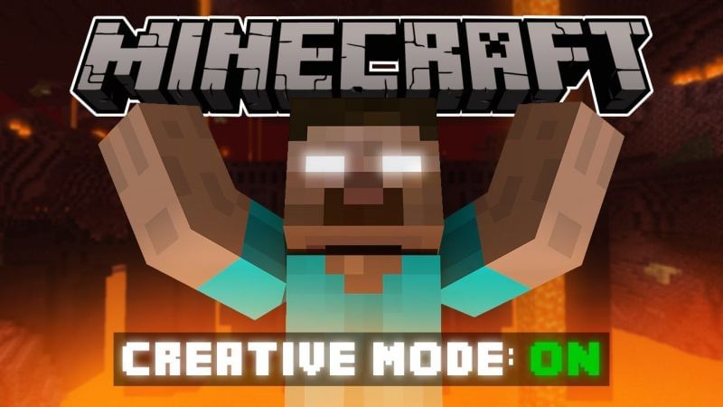 Creative mode on (Image via YouTube)