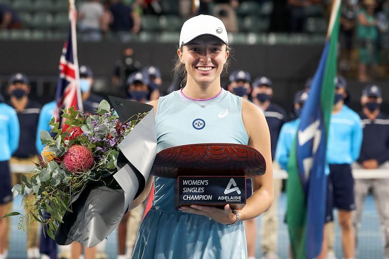 Iga Swiatek looked strong throughout her title run in Adelaide.