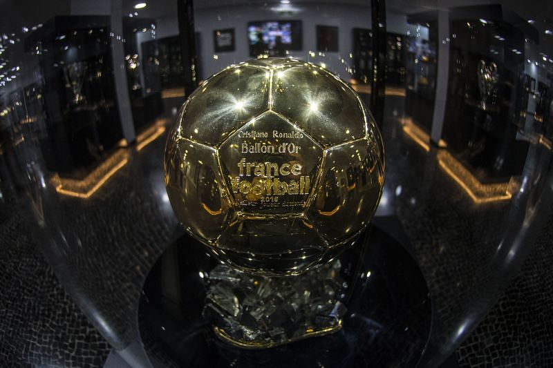 Cristiano Ronaldo Museum in Madeira with Balon d&#039;Or award.