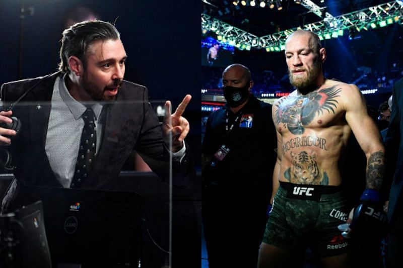 Dan Hardy (L) and Conor McGregor