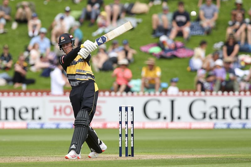 Finn Allen played for Wellington in the Super Smash T20 competition