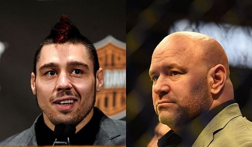 Dan Hardy and Dana White