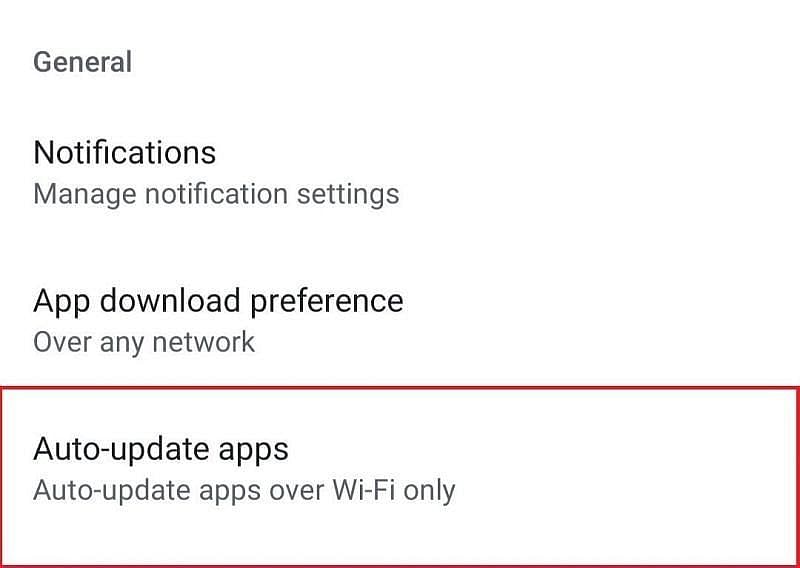 Disabling auto-update apps