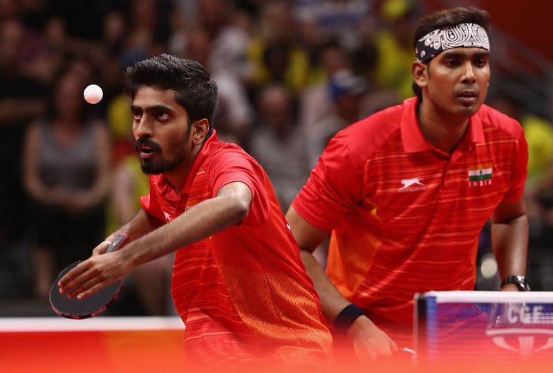 Sharath Kamal (R) and G Sathiyan stand a great chance in the Asian Qualifiers for Tokyo 2021 berths