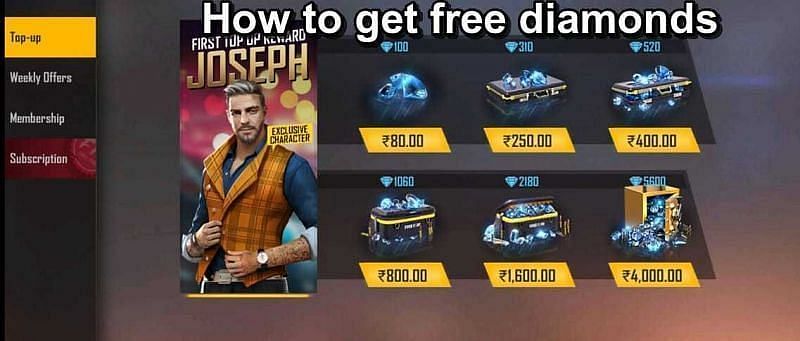 How to get free diamonds?