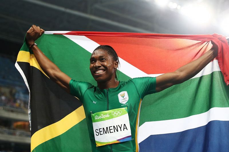 Caster Semenya at the Rio 2016 Olympic Games