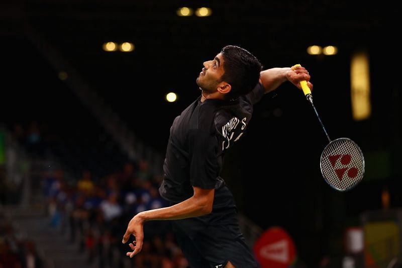 Kidambi Srikanth is action during the quarter-final of the 2016 Rio Olympics