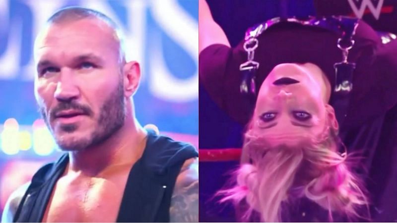 Randy Orton (left) and Alexa Bliss (right)