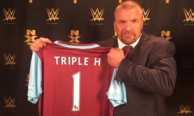 Never doubt Triple H and his love for 'Hammers'