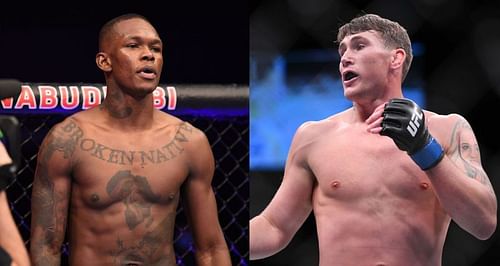 Israel Adesanya (Left) likes Darren Till's (Right) fighting style