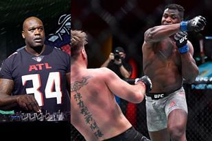 NBA legend Shaquille O'Neal reacts to Francis Ngannou's spectacular win at UFC 260