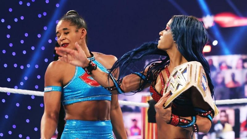 Sasha Banks and Bianca Belair in WWE