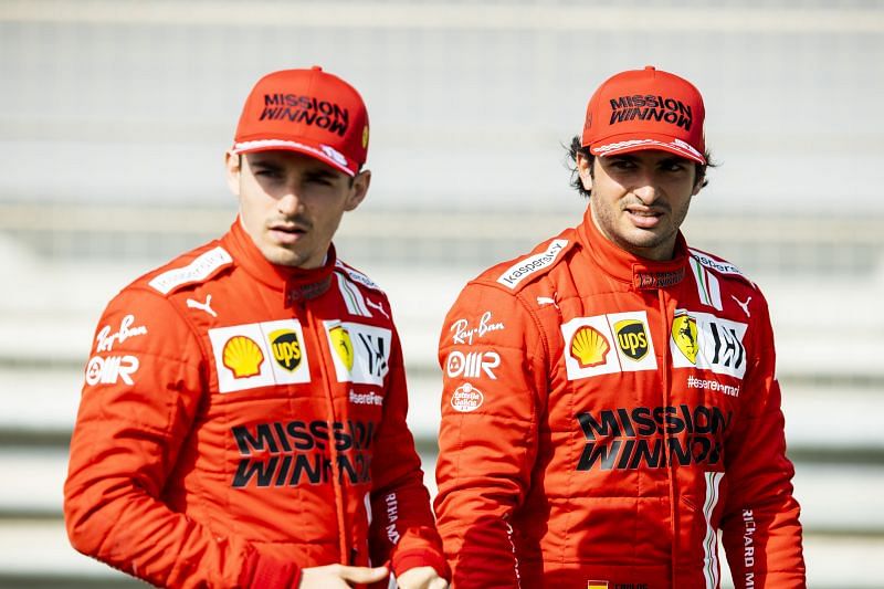 Charles Leclerc will partner Carlos Sainz at Ferrari this season. Photo: Mark Thompson/Getty Images
