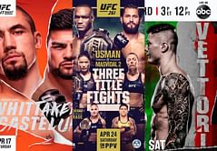 5 UFC sleeper fights to look forward to in April