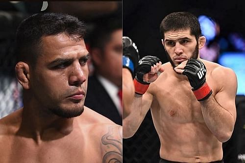 Rafael dos Anjos and Islam Makhachev