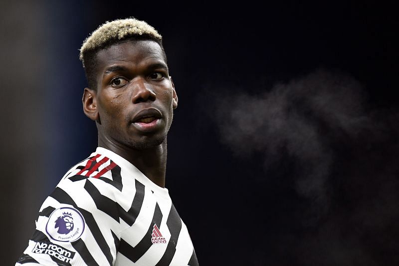 Paul Pogba scored a sublime volley against Burnley to send . Photo: Peter Powell - Pool/Getty Images. 