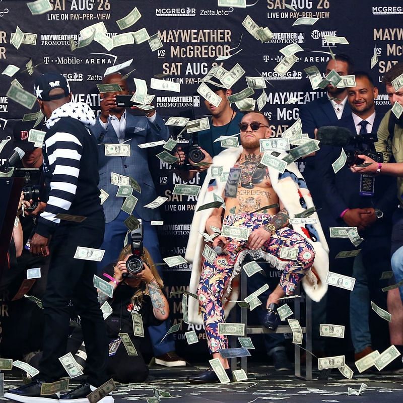 McGregor at the promotions of the &#039;Money Fight&#039;