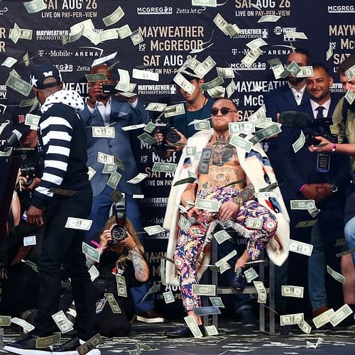 McGregor at the promotions of the 'Money Fight'