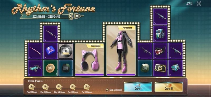 Rhythms fortune event