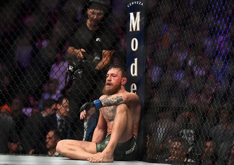 Conor McGregor after losing at UFC 229