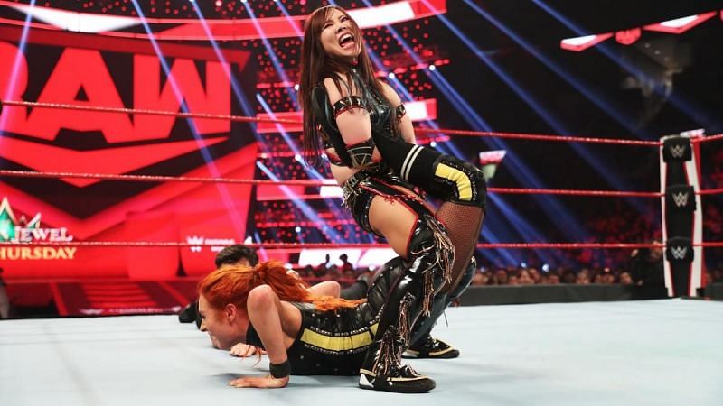 Kairi against Becky Lynch.