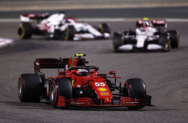 Carlos Sainz put together a solid first race for Ferrari at the Bahrain Grand Prix. Photo: Mark Thompson/Getty Images