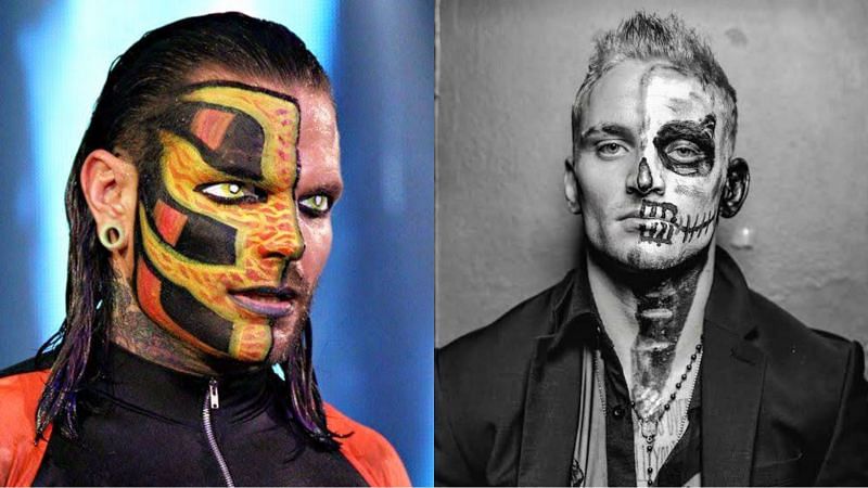 Jeff Hardy (left) and Darby Allin (right)
